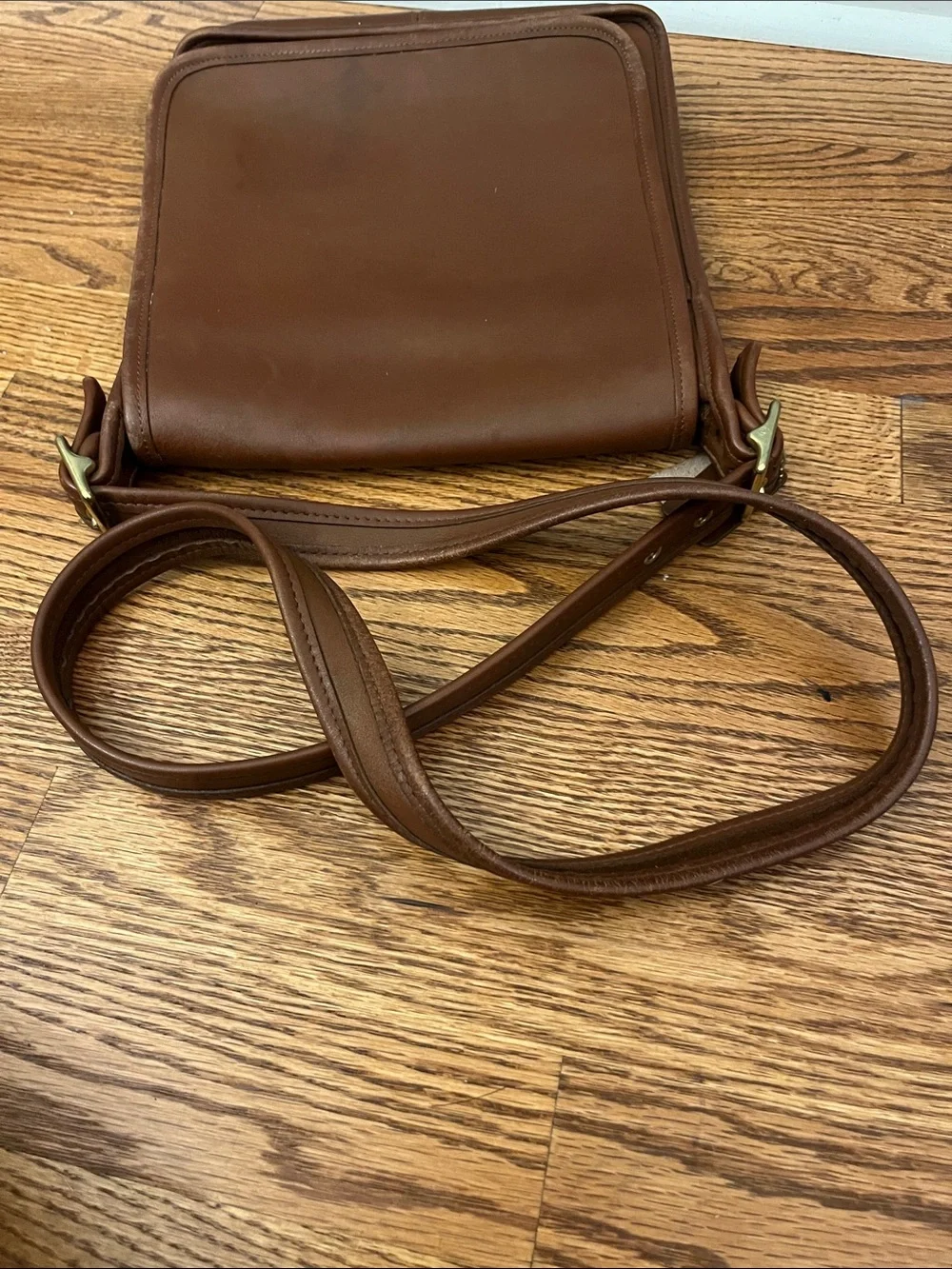 Vintage Mahogany Coach Legacy Studio Flap Bag #9144